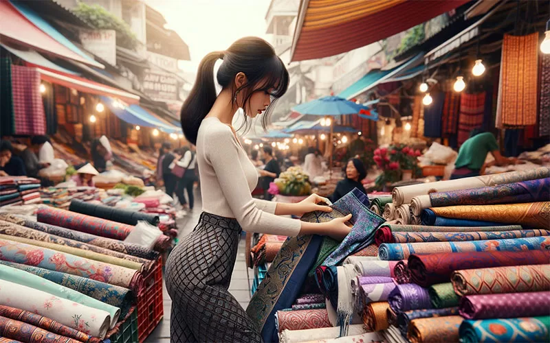 Ninh Hiep Textile Market