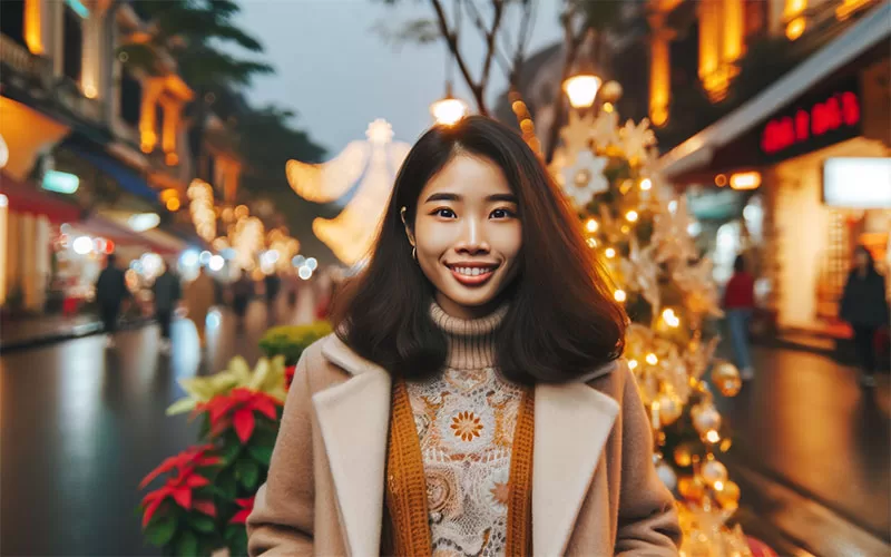 Celebrating Christmas 2023 in Hanoi Vietnam