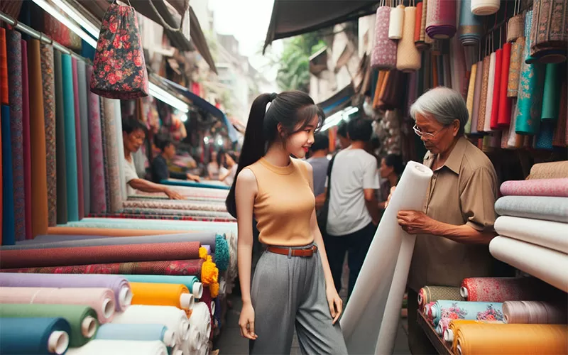 Soai Kinh Lam Fabric Market